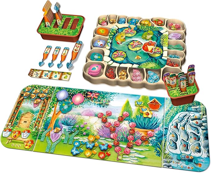 Rebel Studio Pergola Board Game - Euro-Style Gardening Strategy Game with Action Drafting, Tile Placement & Set Collection for Kids & Adults, Ages 10+, 1-4 Players, 45-60 Min Playtime