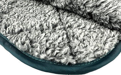 DOWN UNDER OUTDOORS Large Waterproof Windproof Extra Thick 350 GSM Quilted Fleece, or Sherpa Stadium Blanket