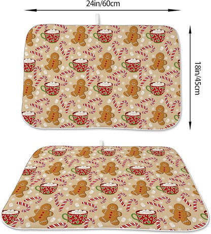 Christmas Drying Mat 18x24 Inches