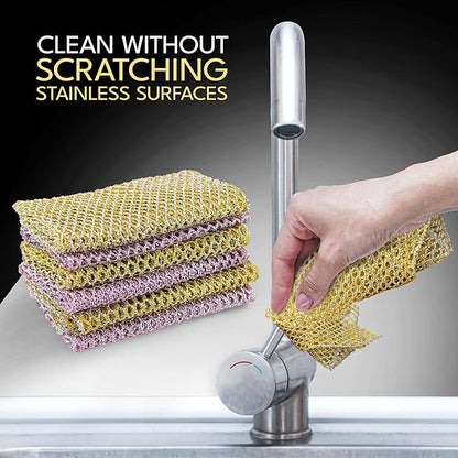Heavy Duty Dish Scrubbers, Non-Scratch Scouring Pads