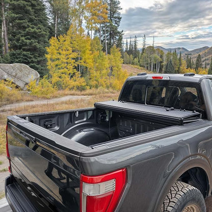 YITAMOTOR Low-Profile Hard Quad-Fold Truck Bed Tonneau Cover Compatible with Ram 1500 New Body Style 2019-2026 with 5.7 ft Bed Without Rambox