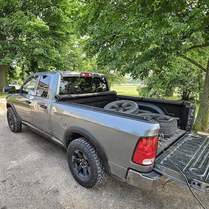 AUTOSAVER88 Soft Roll Up Truck Bed Tonneau Cover Fit for 2002-2024 Dodge Ram 1500 (Classic ONLY), Fit for 2003-2026 Dodge Ram 2500 3500 6.4ft Bed w/o RamBox