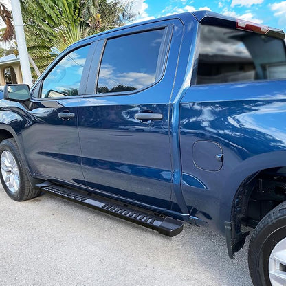 YITAMOTOR 6 Inches Running Boards Compatible with 2019-2026 Chevy Silverado/GMC Sierra 1500 Crew Cab, 2020-2026 2500HD 3500HD Crew Cab Side Steps Textured Black Nerf Bars(Excl. 2019 1500 LD)
