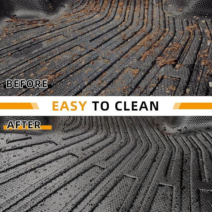 Floor Mats for Toyota 4Runner 2003 2004 2005 2006 2007 2008 2009,4th gen 4runner Floor Mats for 4Runner SR5 | Limited, TPE Floor Liners Front & Rear Row(FIT for 5&7 Seats)