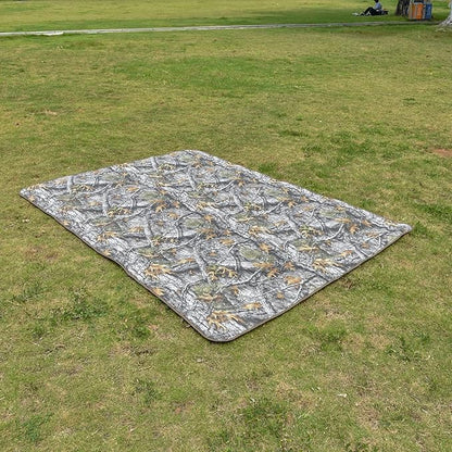 Poncho Liner Military Outdoor Camping Blanket for Travel, Beach, Grass, Picnic, Car Emergency, Outdoor, Survival