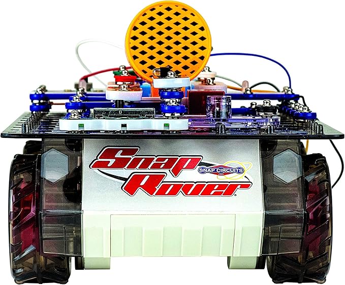 Snap Circuits Code Journey, Build Your Circuit, Code Your Commands, and Drive, Bluetooth Controlled, STEM Building Toy for Ages 8 to 108
