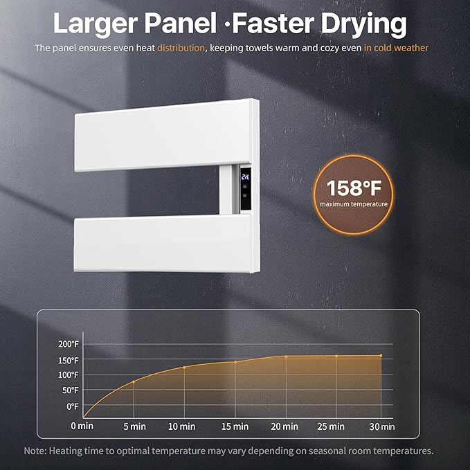Electric Heated Towel Warmer Rack