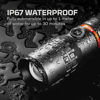 NEBO SLYDE King 2K Flashlight | 2000 Lumens, 7 Light Modes, Rechargeable COB Work Light & LED Flashlight, Magnetic Base, Waterproof, Great for Camping & Hunting, Includes USB-C Charging Cable