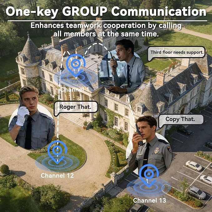 SAMCOM Walkie Talkies for Adults Long Range Rechargeable 2 Pack FWCN30A 2 Way