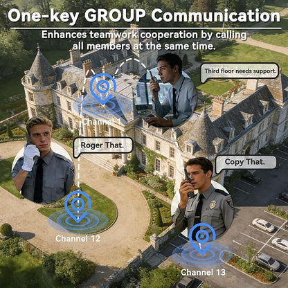 SAMCOM Walkie Talkies for Adults Long Range Rechargeable 2 Pack FWCN30A 2 Way