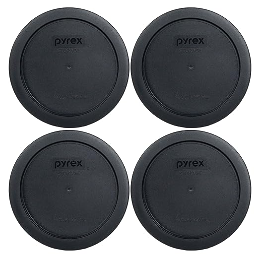 Pyrex 7201-PC 4-Cup Black Food Storage Replacement Lid