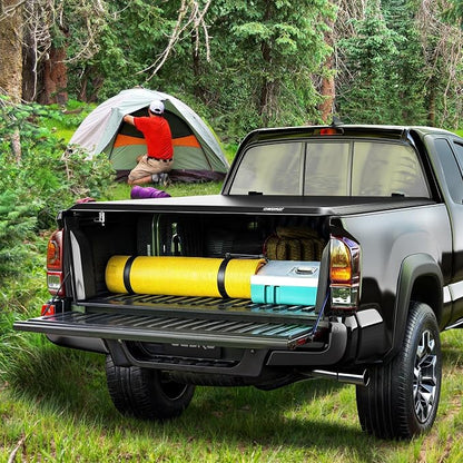 OEDRO Roll Up Soft Truck Bed Tonneau Cover Compatible with 2002-2024 Dodge Ram 1500, 2003-2026 Dodge Ram 2500 3500 8ft Bed w/o Rambox