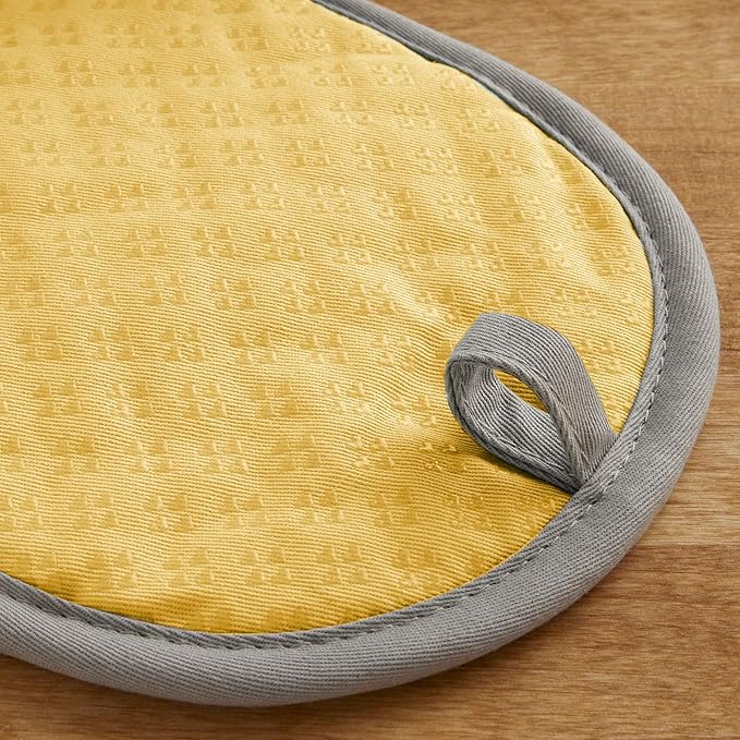 KitchenAid Asteroid Pot Holder 2-Pack Set, Buttercup Yellow