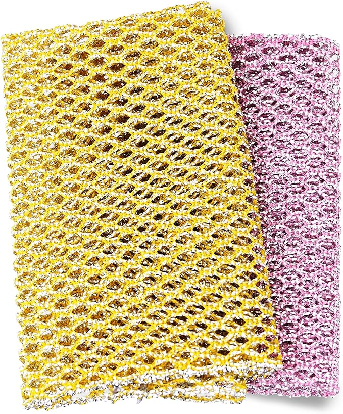 Heavy Duty Dish Scrubbers, Non-Scratch Scouring Pads