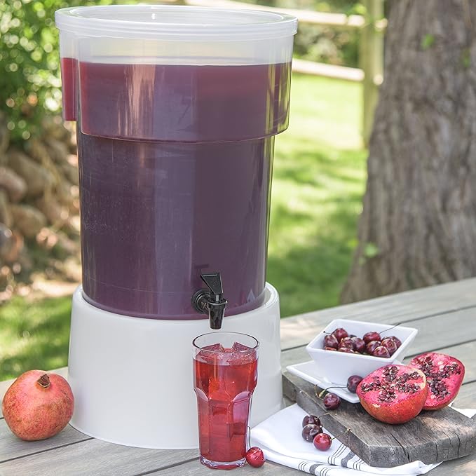 Carlisle FoodService Products Round Beverage Dispenser Drink Dispenser