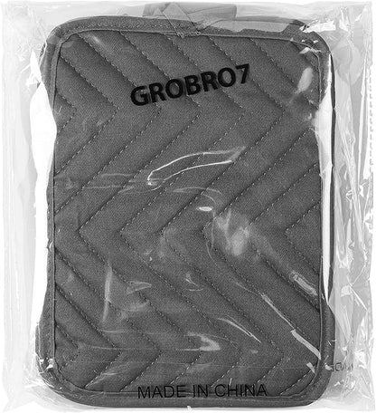 GROBRO7 5Pack Pocket Pot Holders Cotton Heat Resistant Potholder Multipurpose