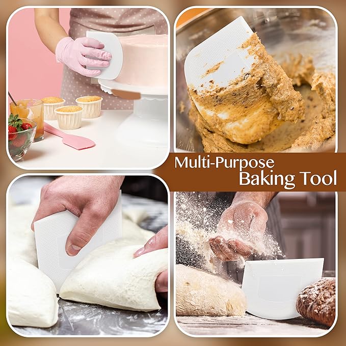 Plastic Bench Scraper for Baking