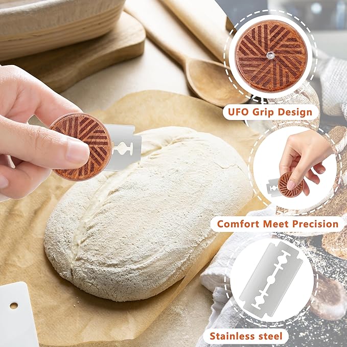 UFO Bread Lame Cutter for Homemade Sourdough, Bread Scorer Tool for Sourdough