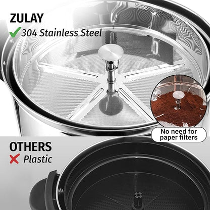 Zulay Commercial Grade 100 Cup Coffee Maker Hot Water Urn