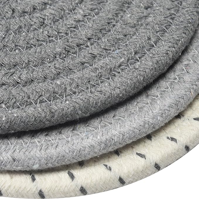 Potholders Set Trivets Set 100% Pure Cotton Thread Weave Hot Pot Holders Set