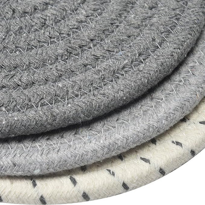 Potholders Set Trivets Set 100% Pure Cotton Thread Weave Hot Pot Holders Set