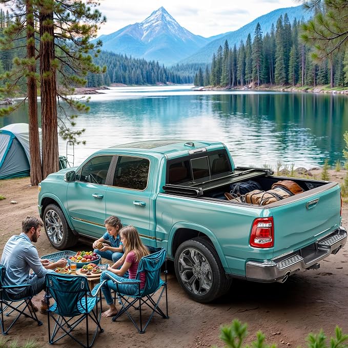 Soft Tri-Fold Truck Bed Tonneau Cover Fit for 2015-2022 Chevy Colorado/GMC Canyon 6.2 ft Bed