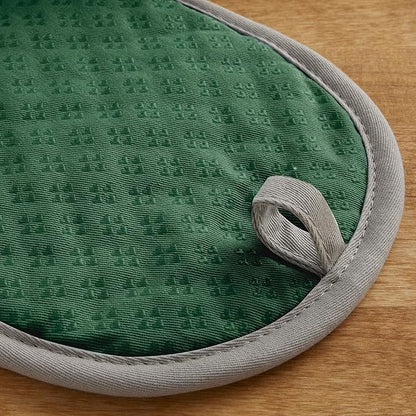 KitchenAid Asteroid Pot Holder 2-Pack Set, Pebbled Palm Green