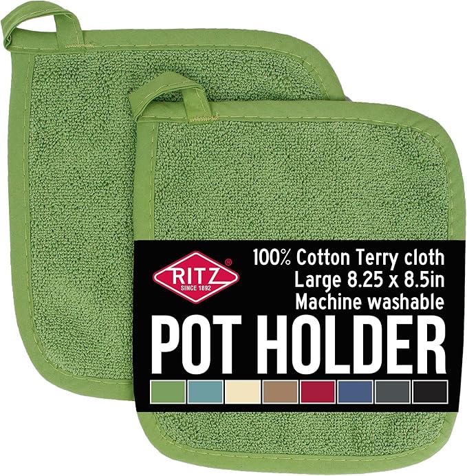 RITZ Terry Potholder & Hot Pad: Unparalleled Heat Resistant, Durable 100%