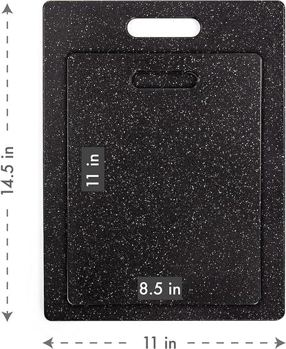 Dexas Superboard Pastry Board and Cutting Boards, Set of Two, Midnight Granite
