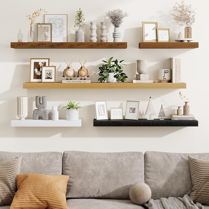 Fun Memories Floating Shelves Bathroom