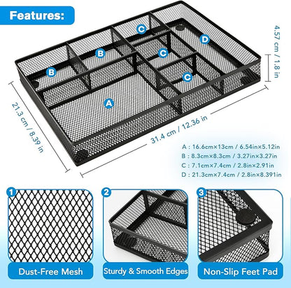shenee Desk Drawer Organizer Tray, Drawer Organizer