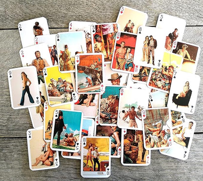 Pulp Fiction Playing Cards (Poker Deck 54 Cards All Different) Vintage Pulp Fiction and Pinup Magazine Cover Illustration by Stanley Borack